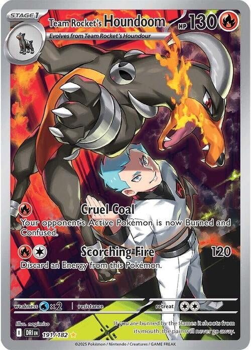 Destined Rivals Team Rocket's Houndoom #191/182